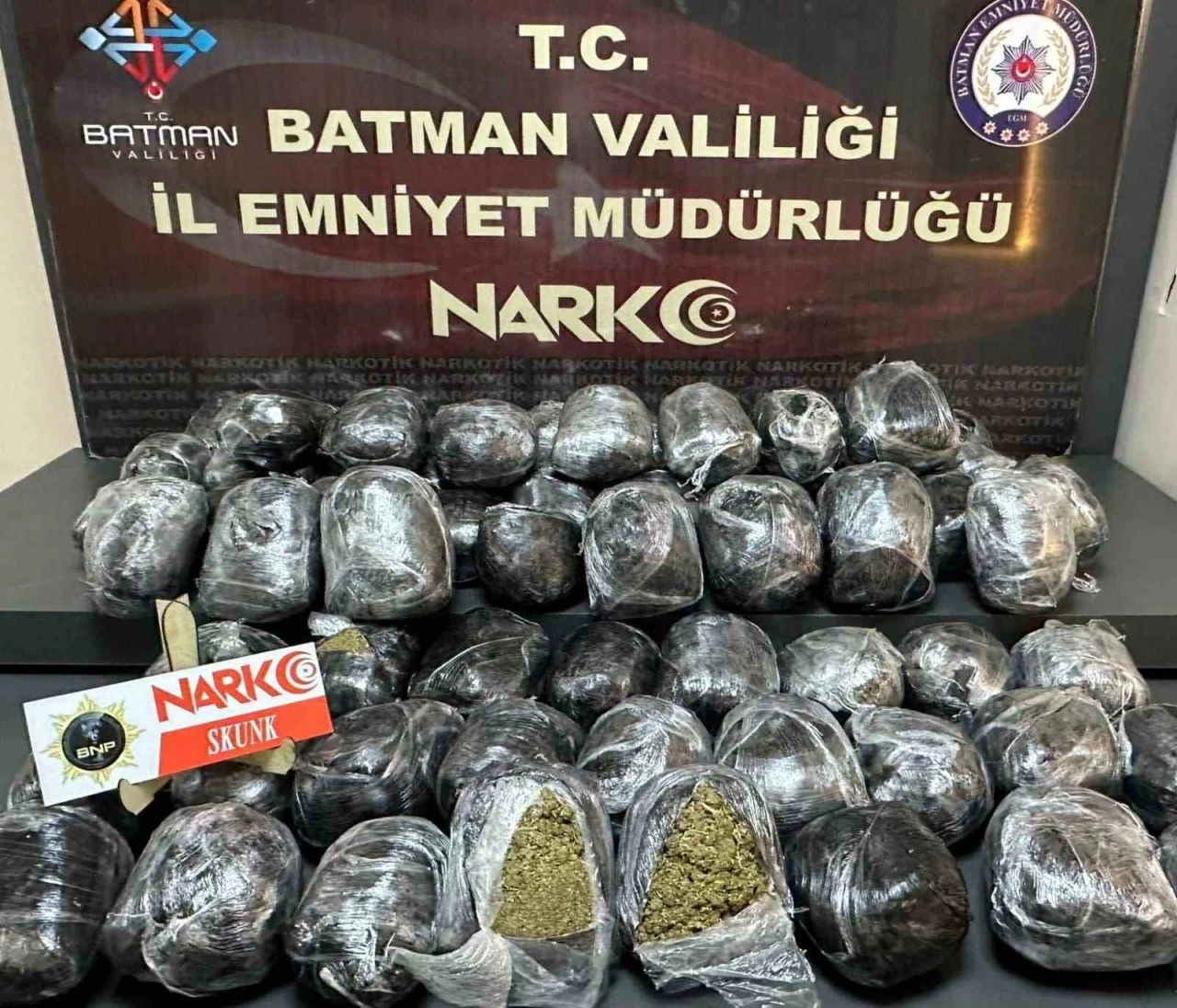 Batman’da Zehir Tacirlerine Geçit Yok  Kilolarca Uyuşturucu Ele Geçirildi