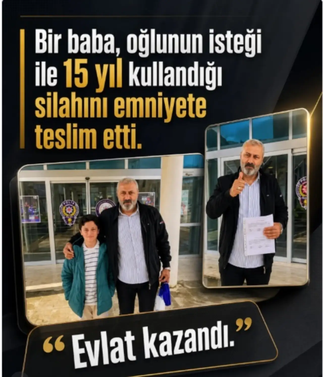 Bir &Ccedil;ocuğun Masum Serzenişi Silahları Susturdu:  15 Yıllık Alışkanlığa Veda