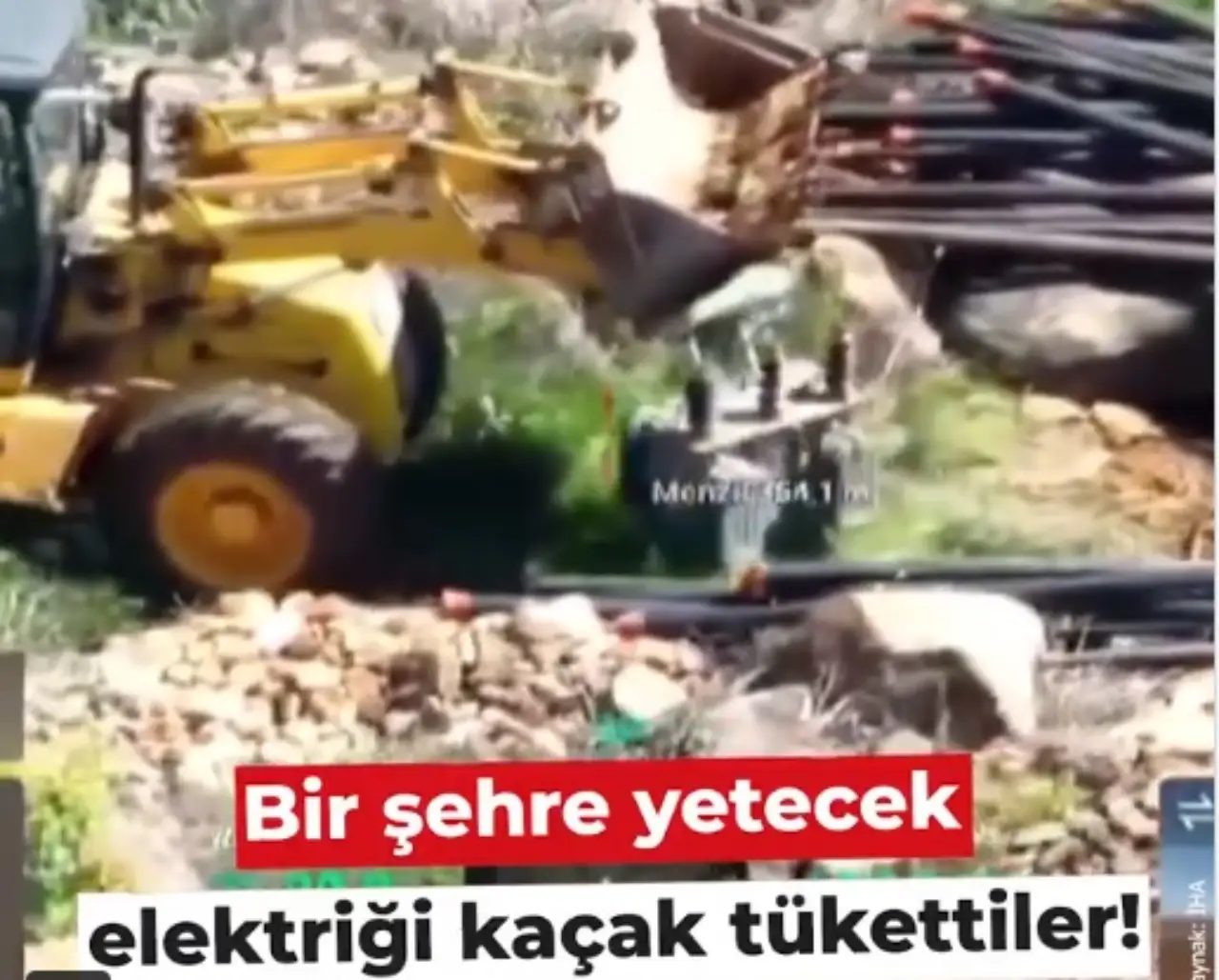 Bir Şehre Yetecek Elektriği Kaçak Üretmişler!