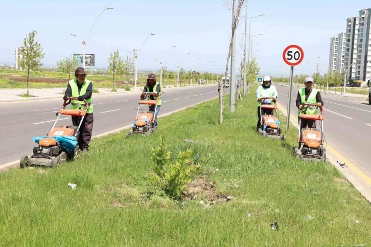 Diyarbakır Büyükşehir Belediyesi'nden Kapsamlı Yeşil Alan Bakımı