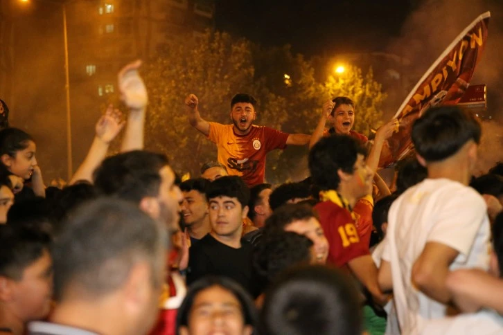 Diyarbakır'da Galatasaray Şampiyonluğu Coşkuyla Kutlandı