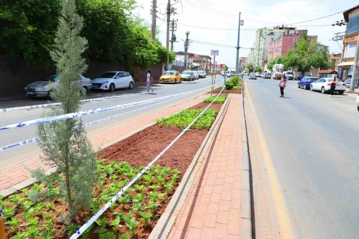 Diyarbakır'da Renkli Peyzaj Çalışmaları Devam Ediyor