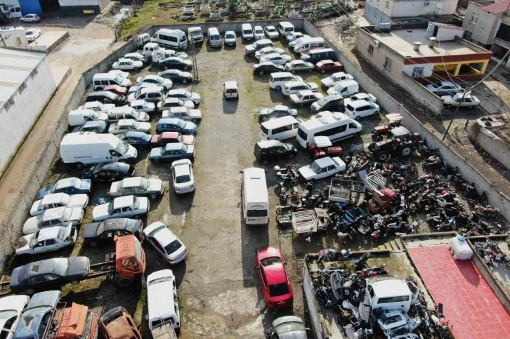 Diyarbakır'da Yedieminde Bekleyen 80 Milyon Değerindeki Araçlar Sahiplerini Bekliyor