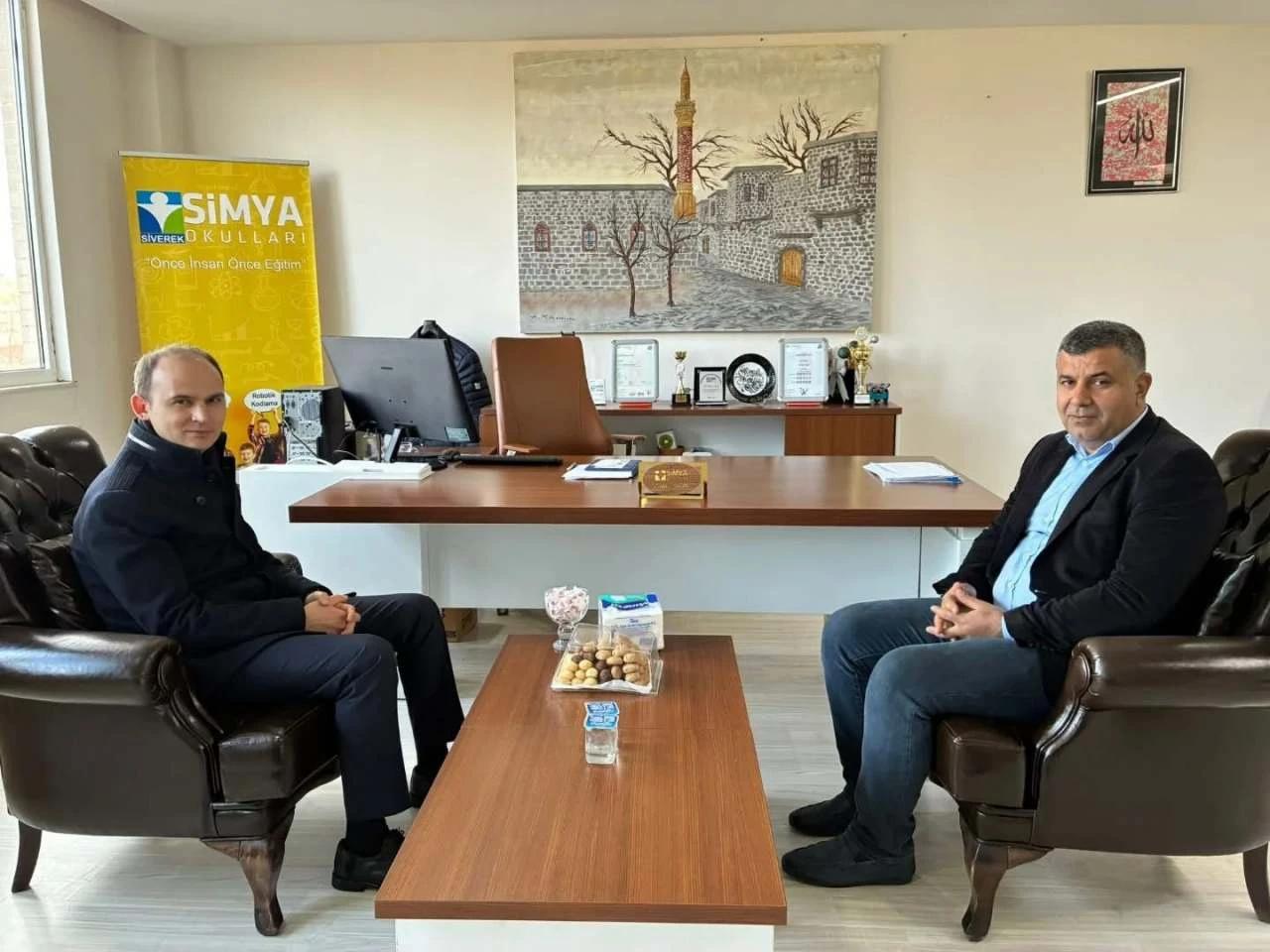 Eğitimde Vizyon Buluşması: Kaymakam Salih Sak&rsquo;tan Simya Koleji&rsquo;ne Stratejik Ziyaret!