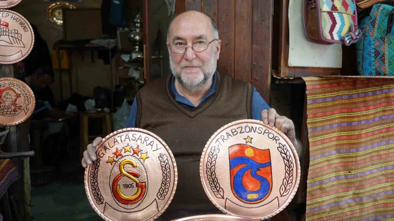  Galatasaray ve Trabzonspor’un Logoları Bakıra İşleniyor