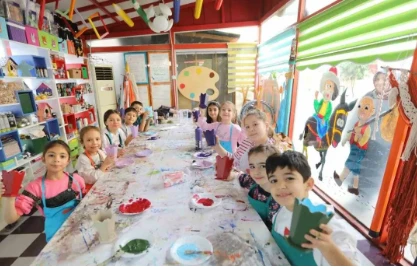 Gaziantep'te Çocuklar Sanat Günü'nü Etkinliklerle Kutladı
