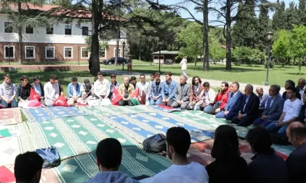 Gaziantep Üniversitesi Öğrencileri İsrail'in Gazze Saldırılarına Karşı Sessiz Kalmadı