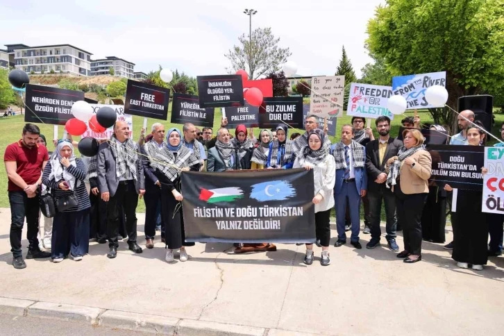 Hasan Kalyoncu Üniversitesi'nde "Filistin'e Destek" İçin Sessiz Yürüyüş Düzenlendi