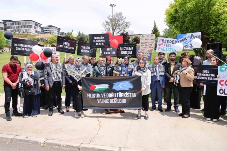 Hasan Kalyoncu Üniversitesi'nde &quot;Filistin'e Destek&quot; İçin Sessiz Yürüyüş Düzenlendi