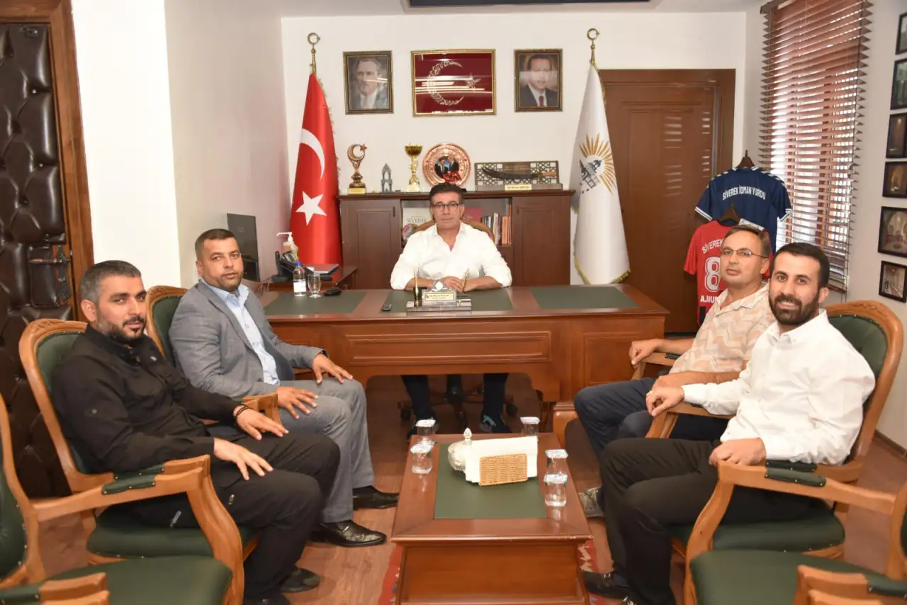 HÜDA PAR Siverek İlçe Heyetinden Kaymakam Sak ve Başkan Bucak’a Ziyaret