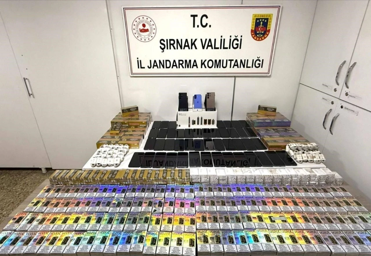  Kaçakçılığa Büyük Darbe: 6 Milyon 800 Bin Liralık Operasyon
