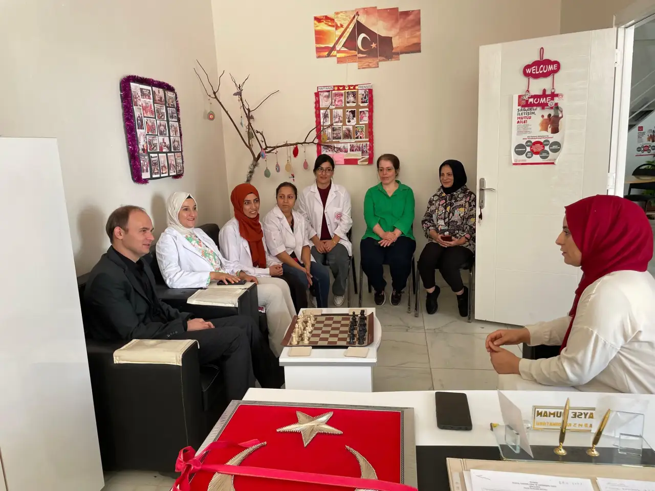 Kaymakam Salih Sak’tan Aile Destek Merkezine Anlamlı Ziyaret