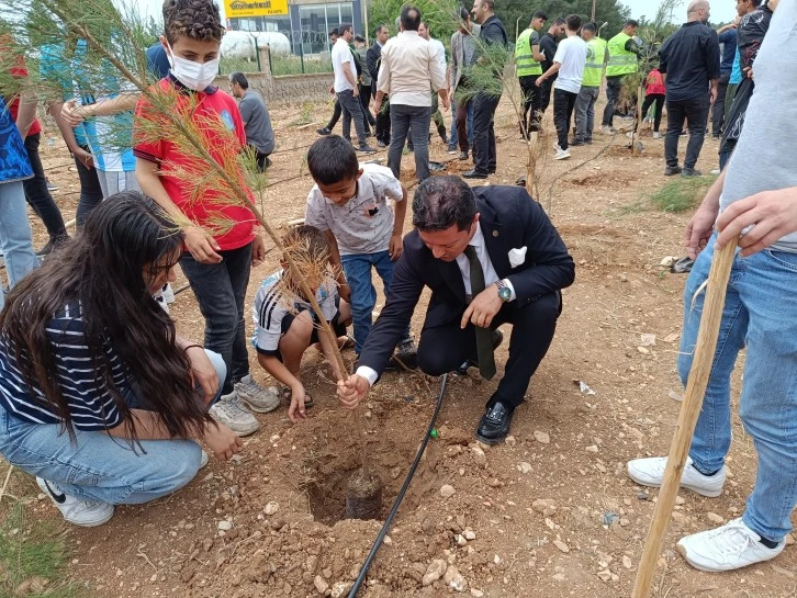 Mardin'de "Fidan Dikiyoruz, Birlikte Büyüyoruz Projesi" ile 7 Bin Fidan Toprakla Buluştu