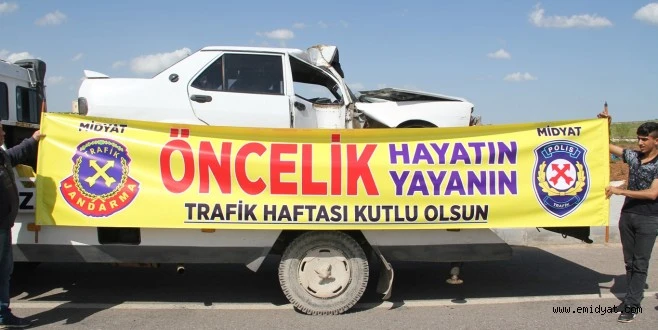 Midyat'ta Trafik Güvenliği Bilinci Artırılıyor: Trafik Haftası Etkinlikleri Başladı