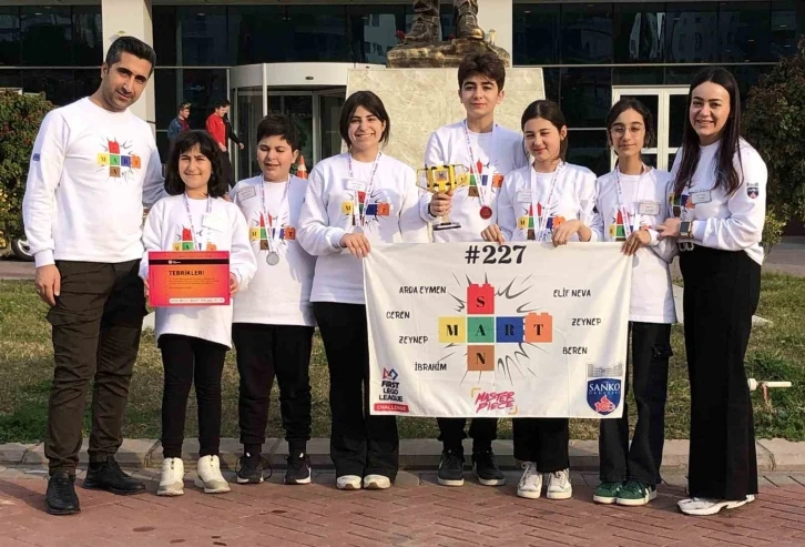 FIRST LEGO Challenge Turnuvası: SANKO Okulları Öğrencileri Bölge İkincisi Oldu