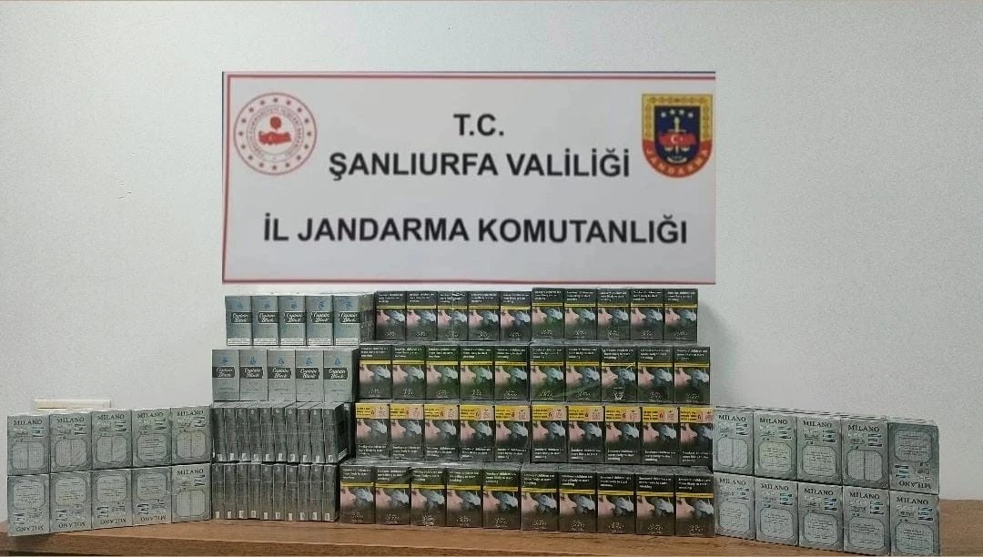 Jandarmadan Kaçak Sigaraya Geçit Yok: 980 Paket Ele Geçirildi