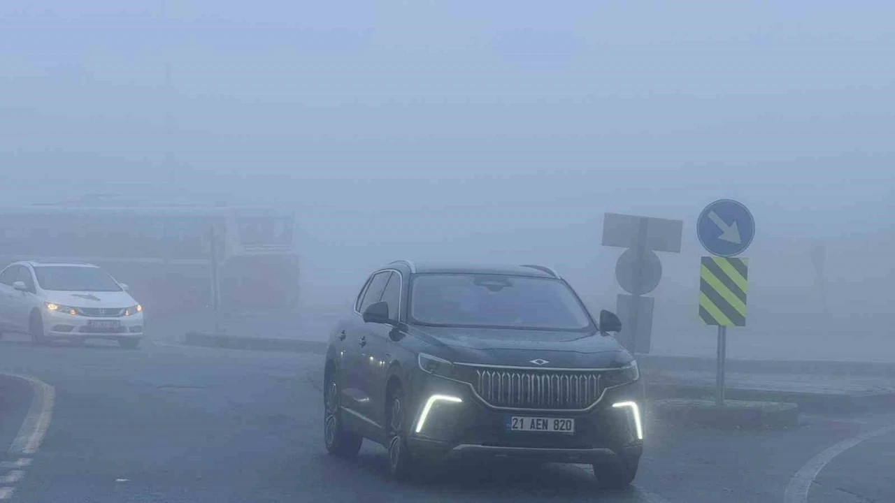 DİYARBAKIR’DA YOĞUN SİS UÇAK SEFERLERİNİ AKSATTI