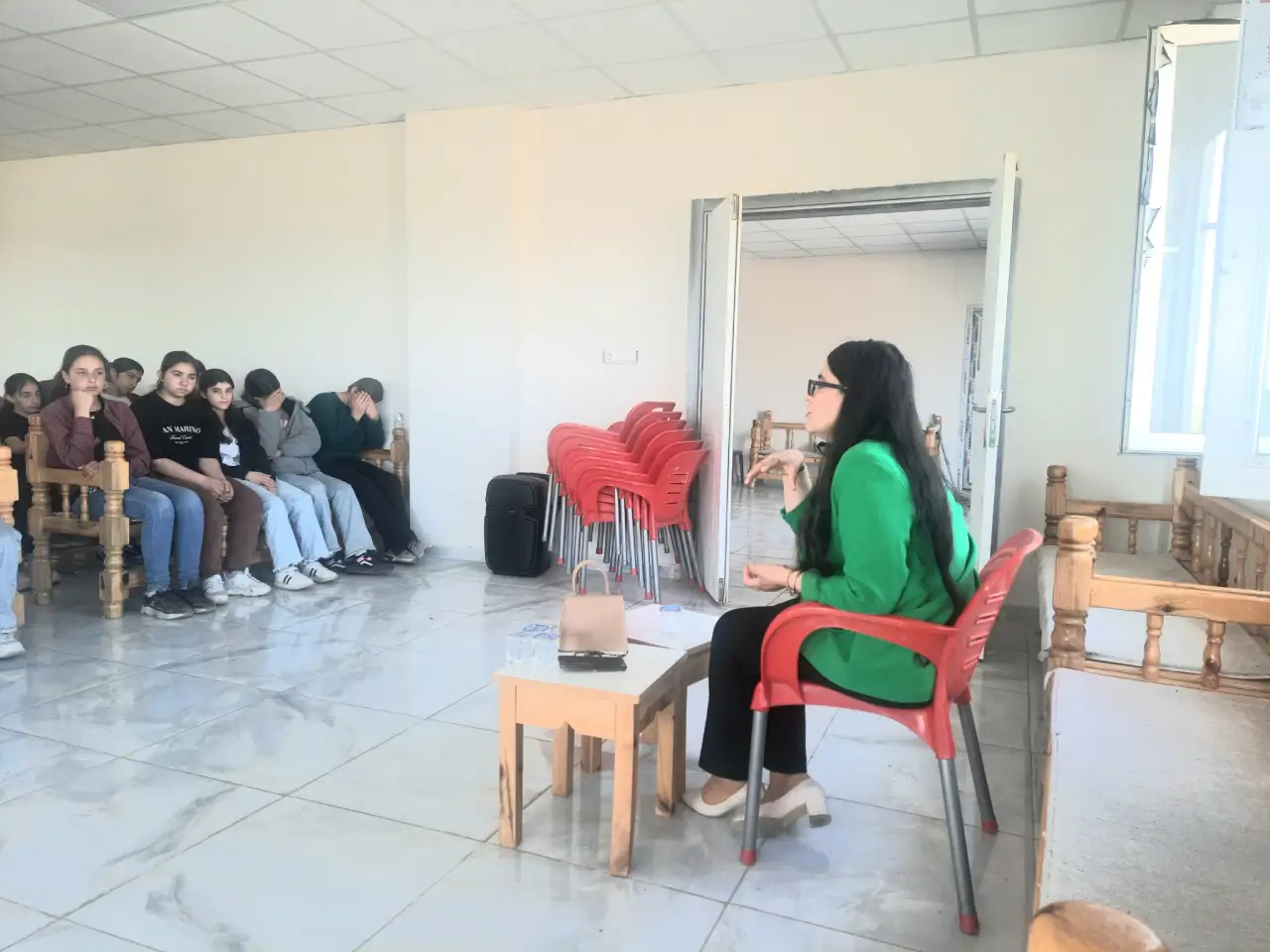 Neval Buzludağ’dan Siverekli Öğrencilere İlham Veren Ziyaret