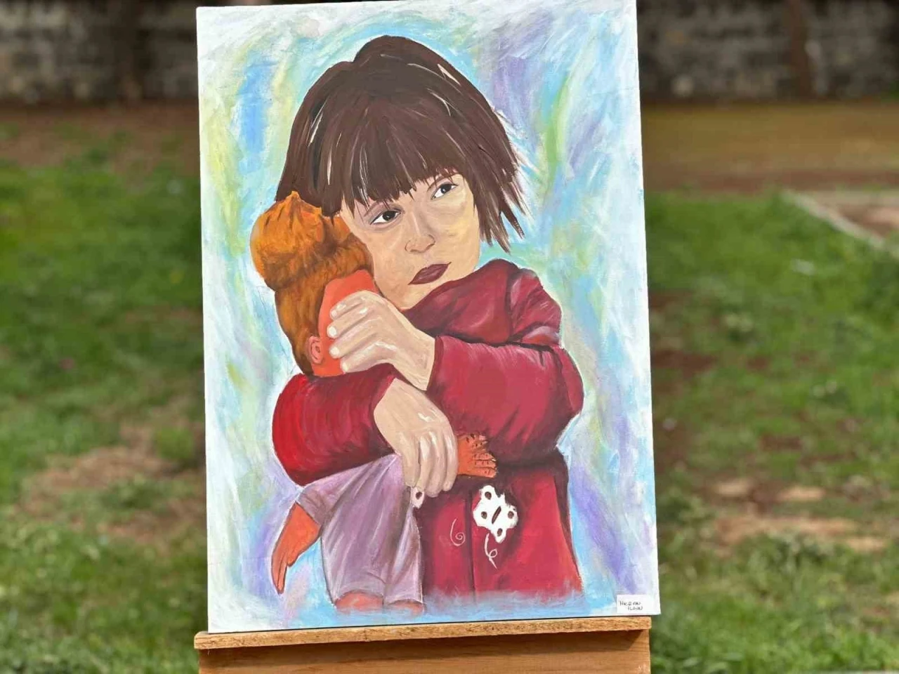 Ortaokul Öğrencilerinden Gazze Temalı Resim Sergisi
