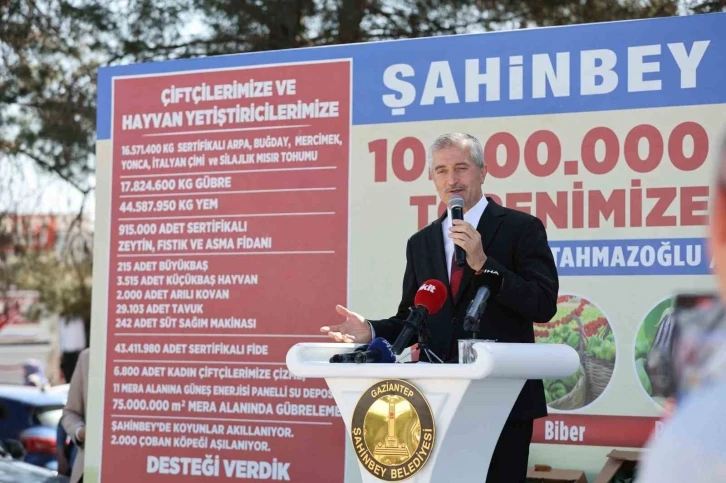 Şahinbey'de 10 Milyon Fideyle Tarımsal Dönüşüm Başladı