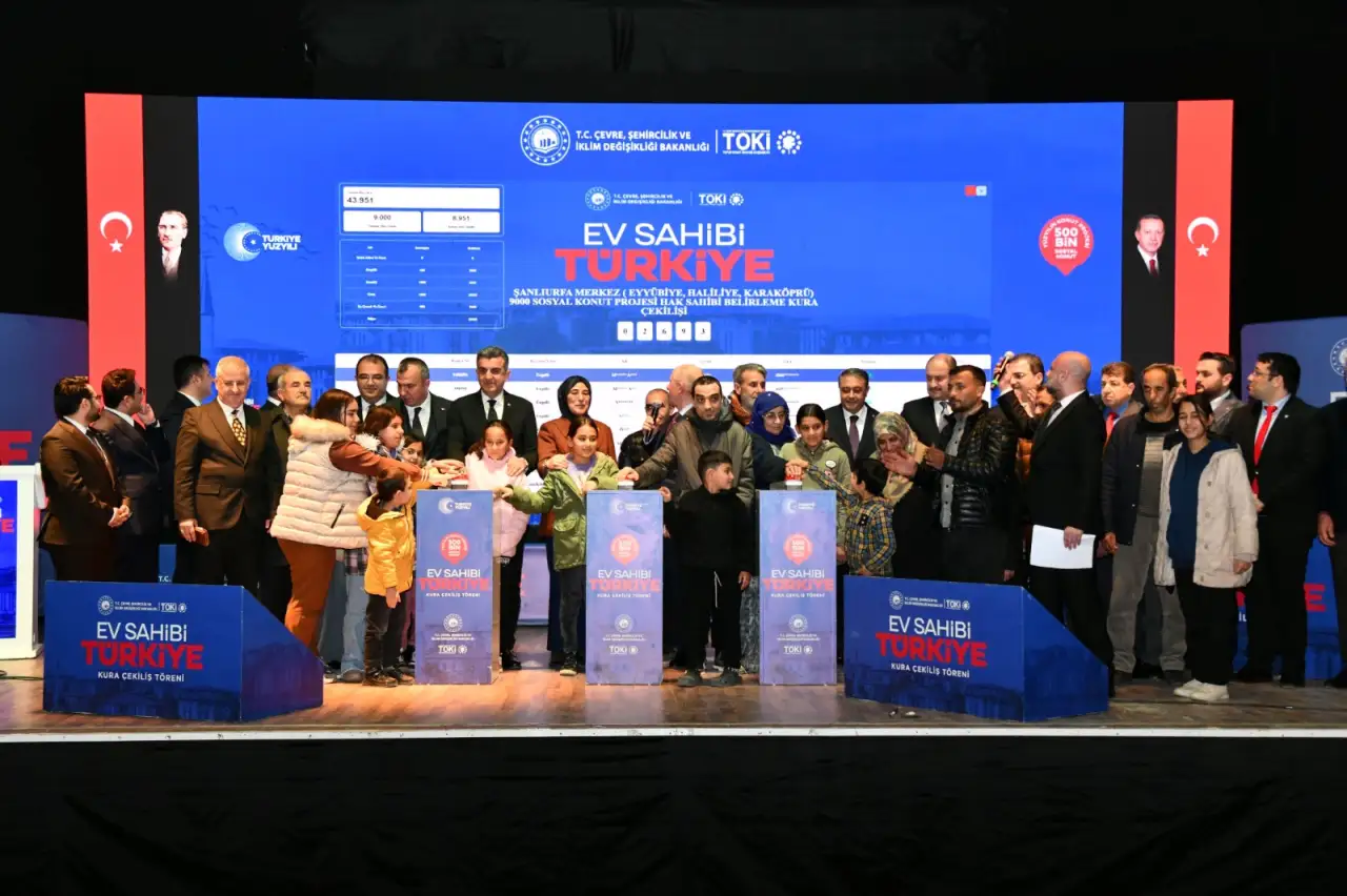 Şanlıurfa&rsquo;da 13 Bin 790 Aile Yeni Yuvasına Kavuşuyor!