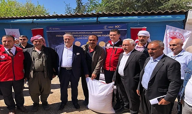 Şanlıurfa'da Çiftçilere 11 Ton Sertifikalı Çeltik Tohumu Dağıtıldı