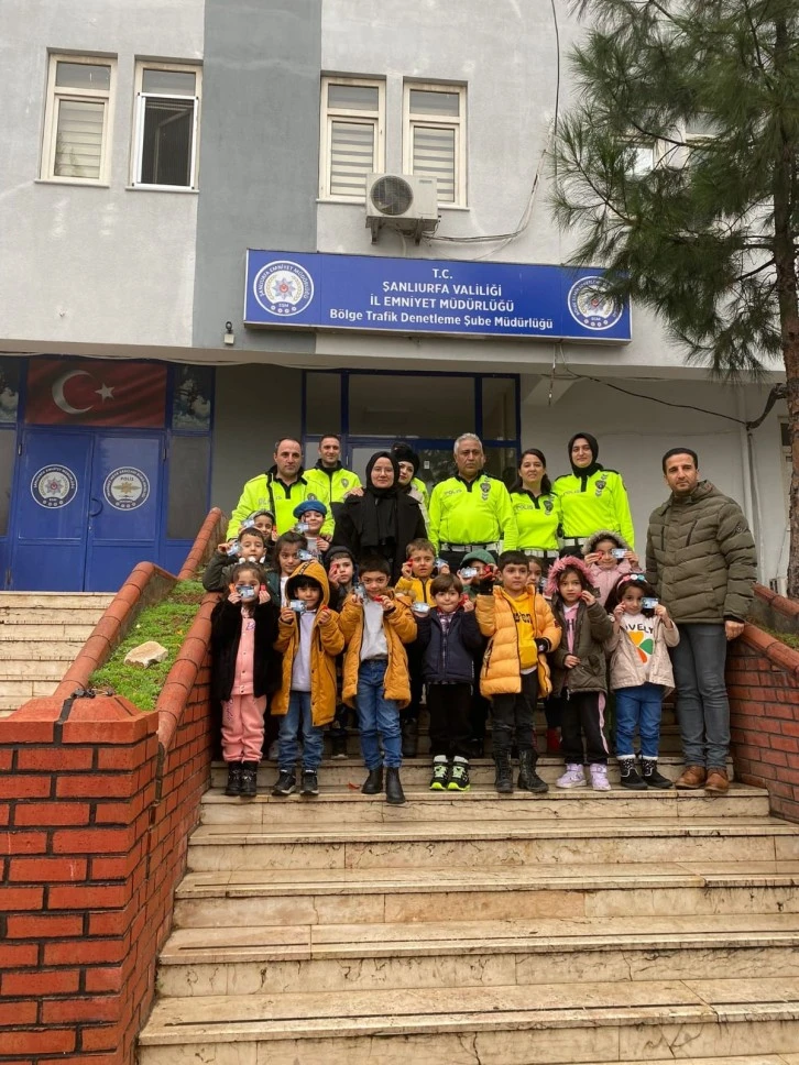 Şanlıurfa'da Çocuklara Trafik Eğitimi Verildi