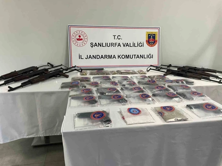 Şanlıurfa'da Uyuşturucu ve Kaçak Silah Operasyonu: 53 Gözaltı