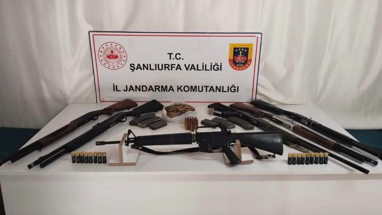 Şanlıurfa ve Siverek'te  Silah Kaçakçılığına Jandarma Darbesi