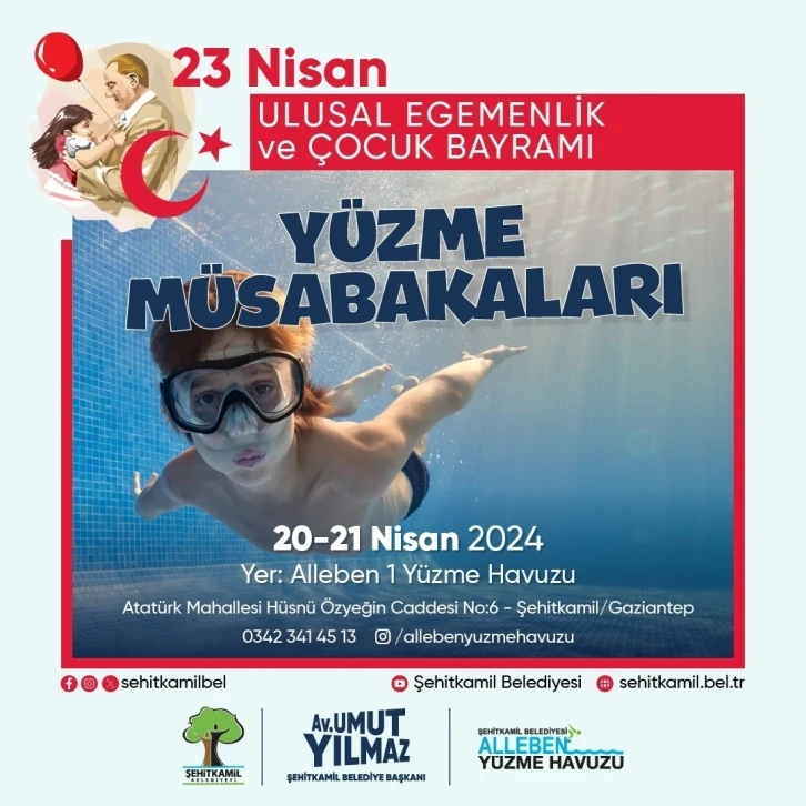 Şehitkamil'de 23 Nisan Coşkusu: Çocuklar İçin Ücretsiz Etkinlikler Sizi Bekliyor!