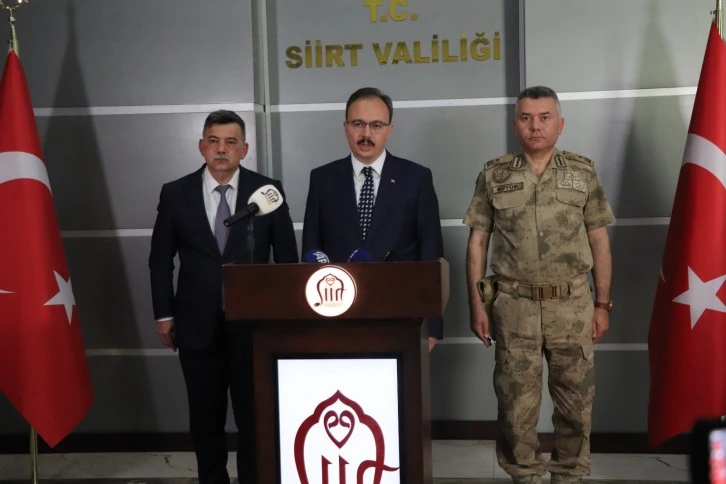 Siirt Valisi Kızılkaya'nın Tehlikeli Anları: Çatışmanın Ortasında Kaldı