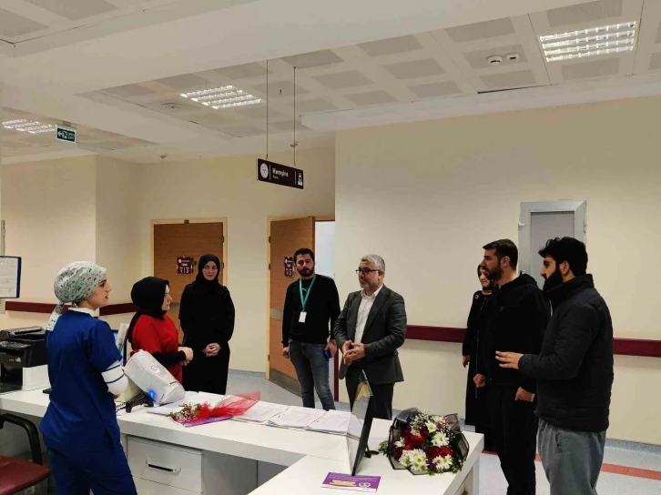 Silvan'da Hasta Ziyareti Sonrası Odalara Seccade Bırakıldı