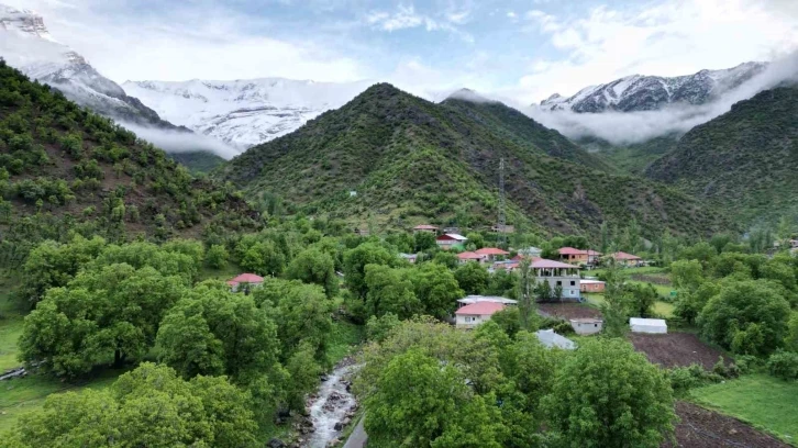 Şırnak Dağları Mayıs Ayında Karla Kaplandı