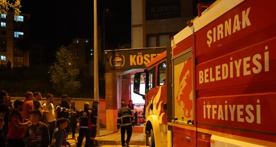 Şırnak'ta Pasta İmalathanesinde Tüp Patlaması Sonucu Çıkan Yangın Söndürüldü