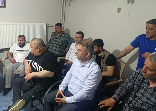 Siverek Sosyal Yardımlaşma ve Dayanışma Müdürü Tarık Kızılkeçili’den Siverek Bedensel Engeliler Basketbol Kulübü’ne Ziyaret