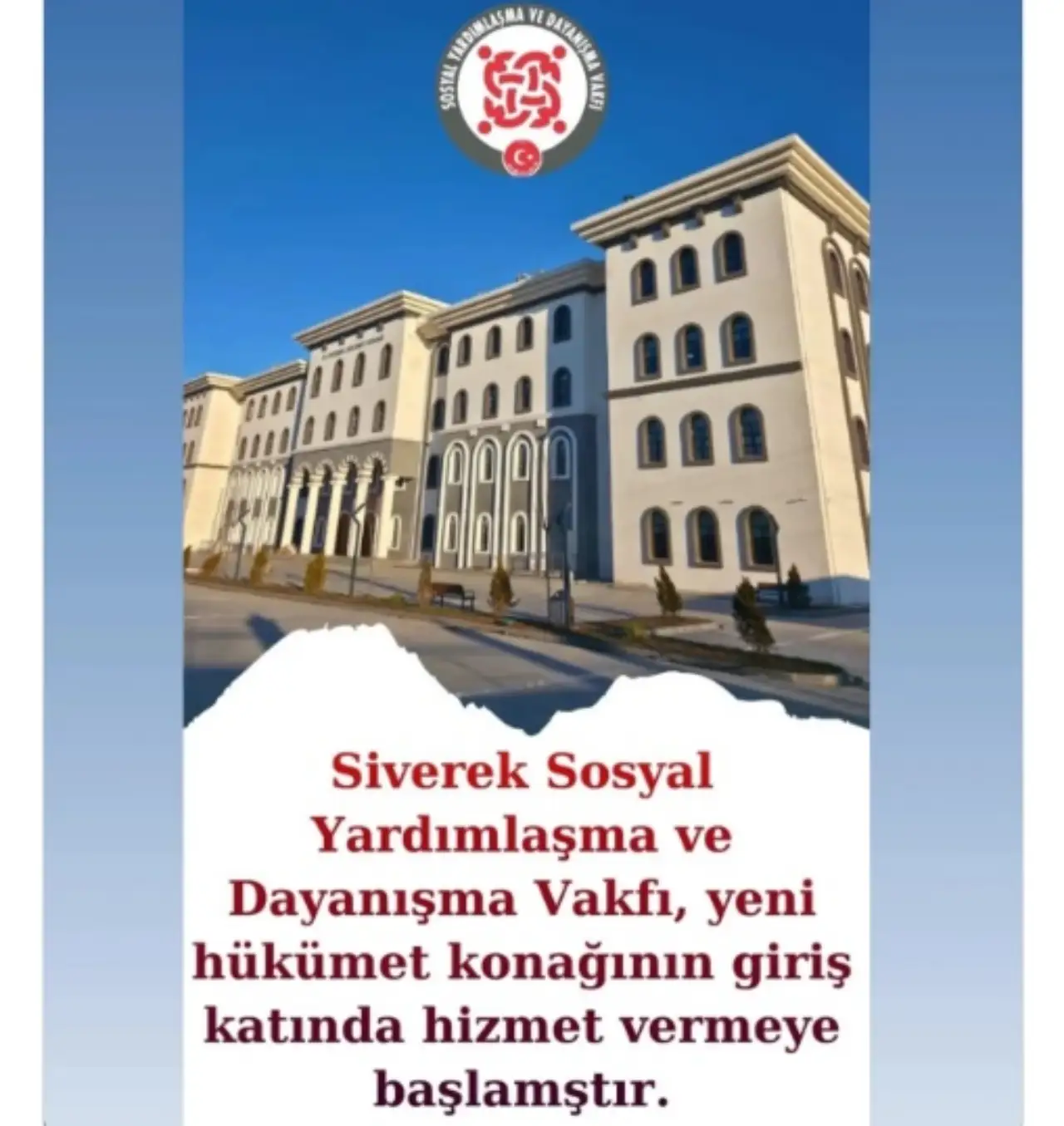 Siverek SYDV Modern Y&uuml;z&uuml;yle Yeni Yerinde
