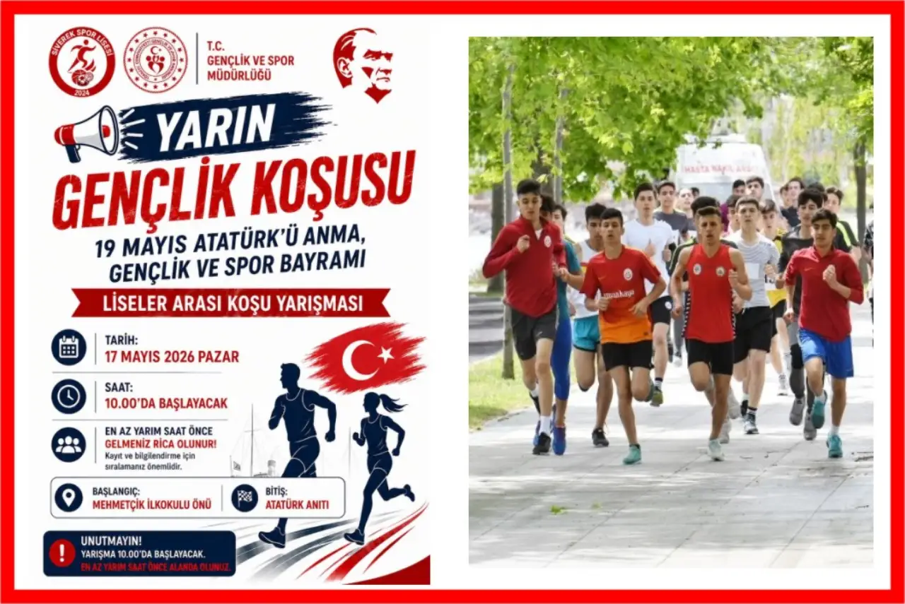 Siverek'te 19 Mayıs Coşkusu Gen&ccedil;lik Koşusuyla Ta&ccedil;lanıyor