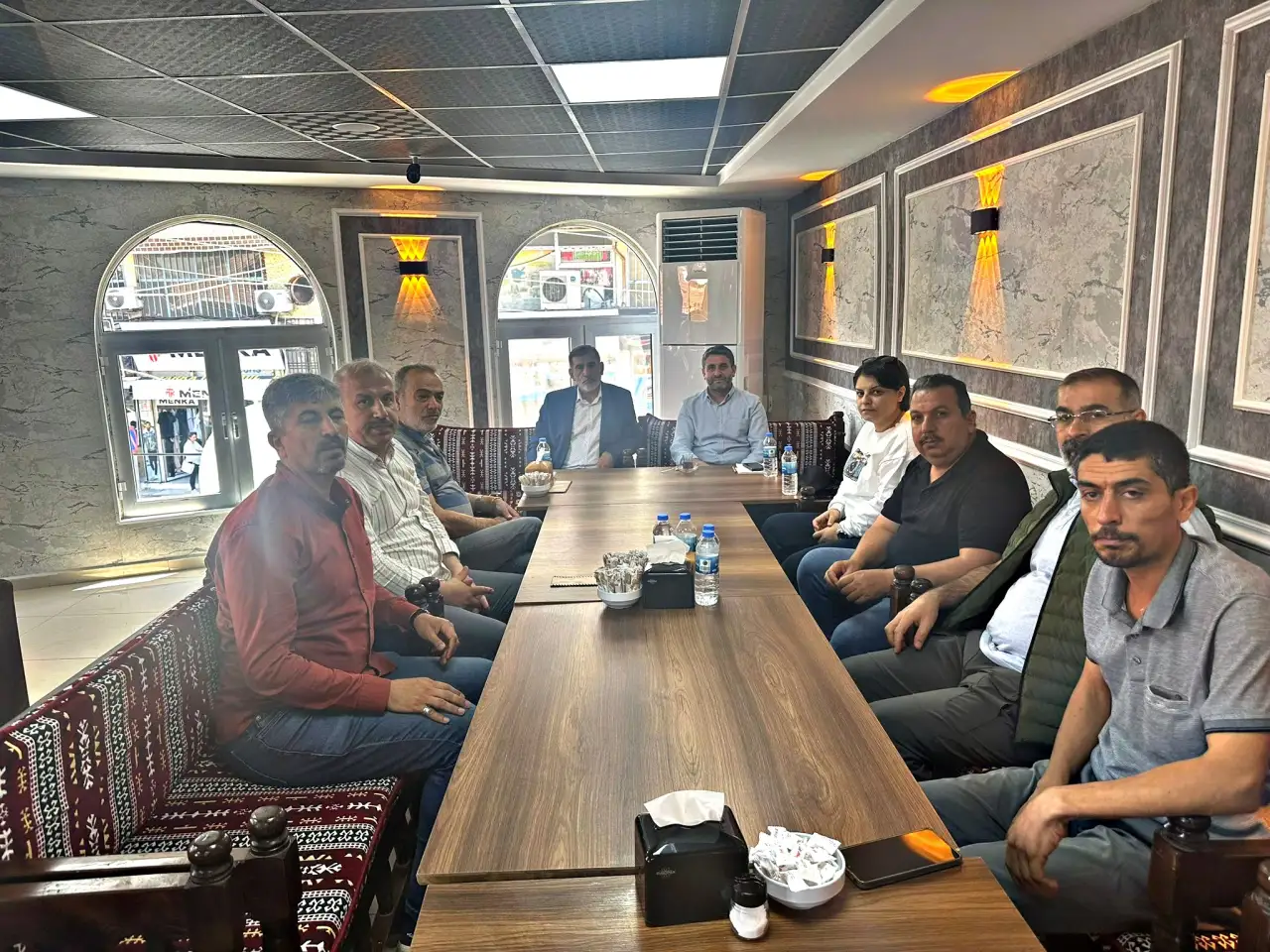 Siverek’te Basın ve Peygamber Sevdalıları Gazze Mitingi İçin Kahvaltıda Buluştu