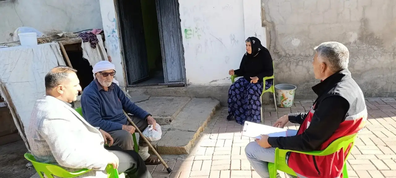 Siverek’te Engelli Hastaya Duygulandıran Ziyaret