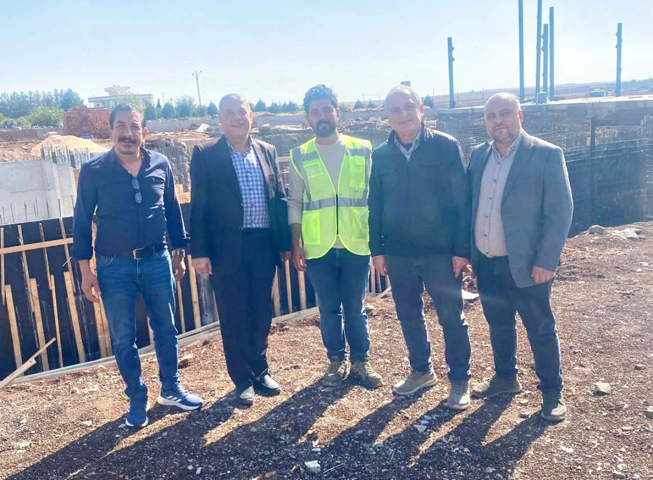 Siverek’te Esnaf Odası Başkanlarından KYK Yurdu İnşaatına İnceleme Ziyareti