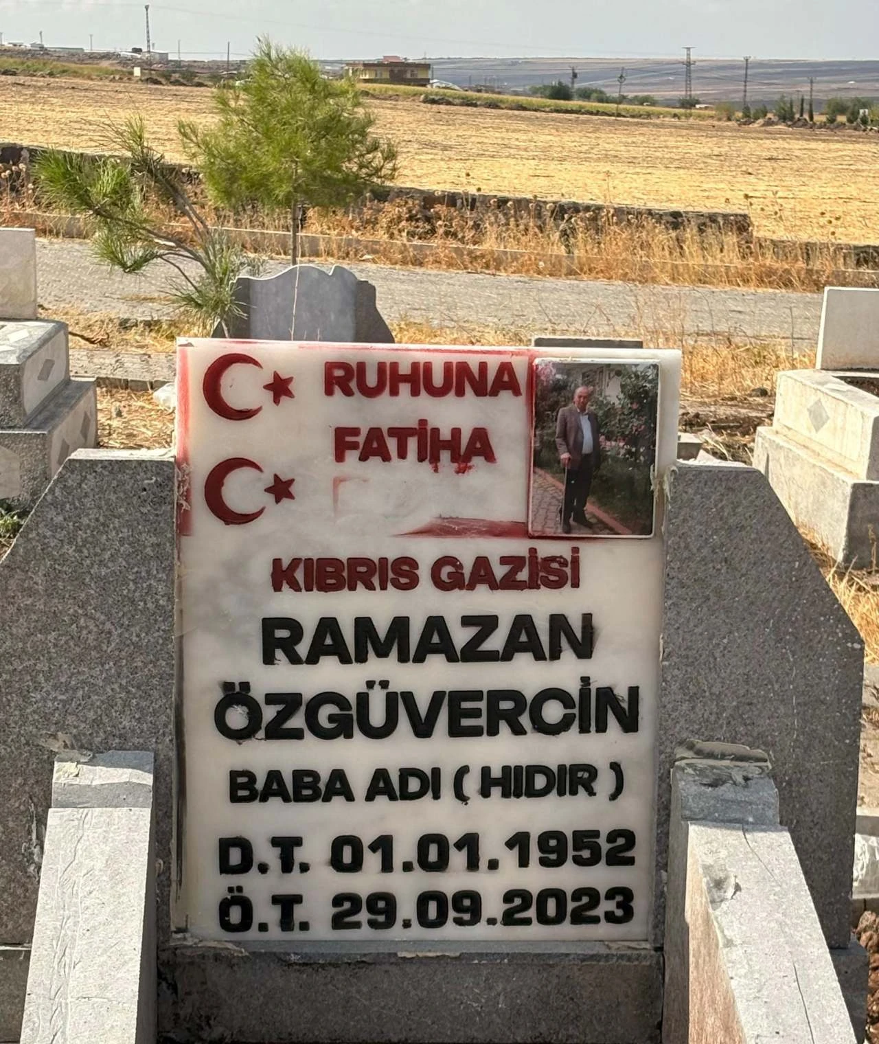 Siverek’te Kıbrıs Gazisi Mezarı Yenilenerek Vefa Örneği Sergilendi