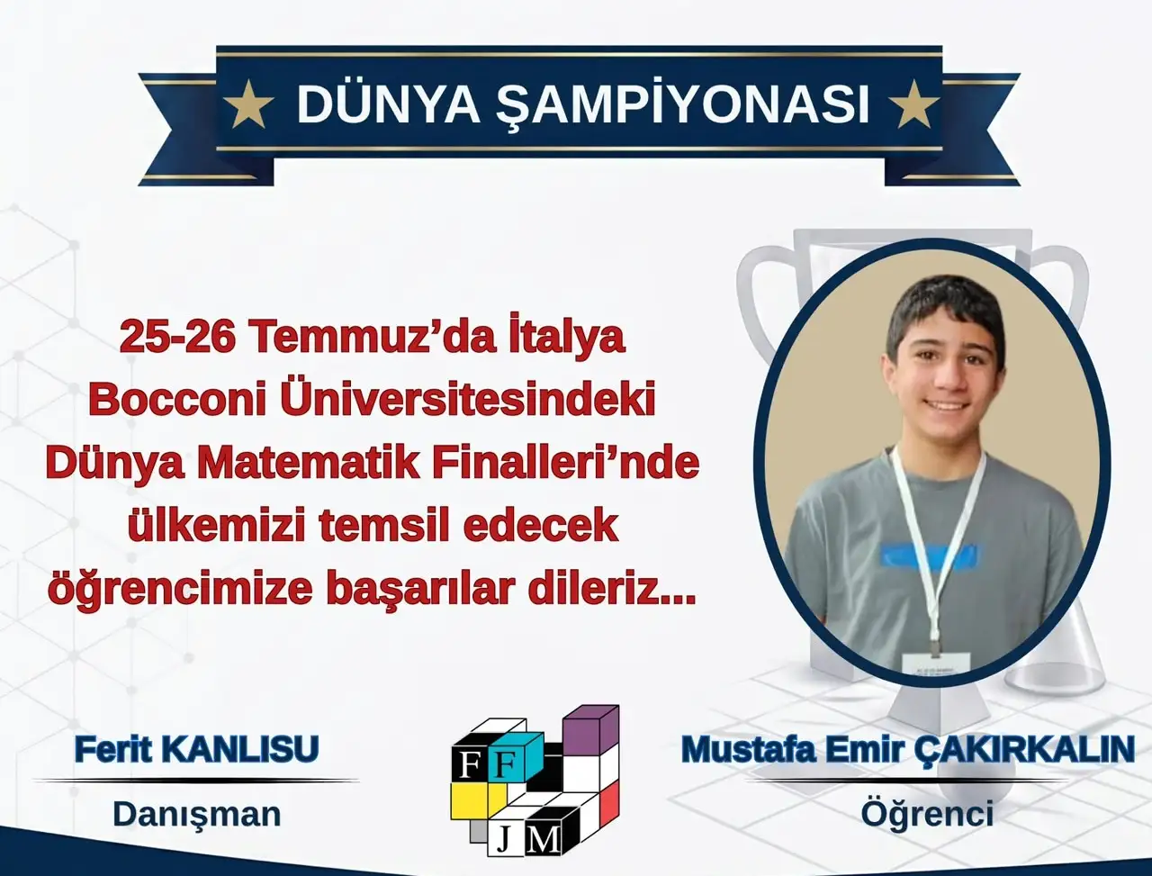 Siverek'ten Milano'ya Uzanan Zeka K&ouml;pr&uuml;s&uuml;: Gen&ccedil; Dahi D&uuml;nya Şampiyonluğu İ&ccedil;in G&uuml;n Sayıyor!