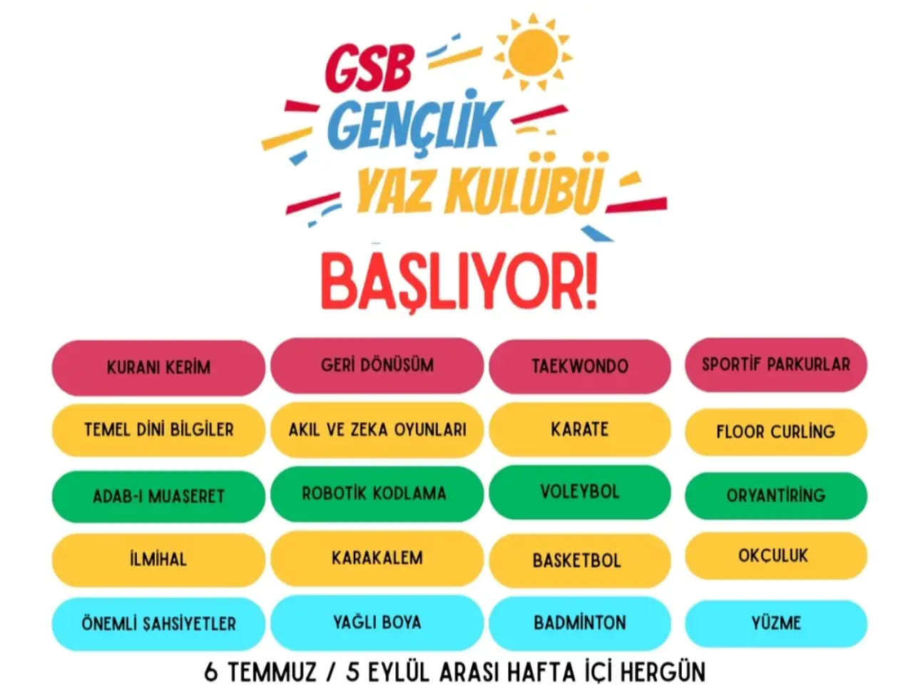 Siverekli Gen&ccedil;lerin Yaz D&ouml;nemi K&uuml;lt&uuml;r, Sanat ve Sporla Aydınlanıyor