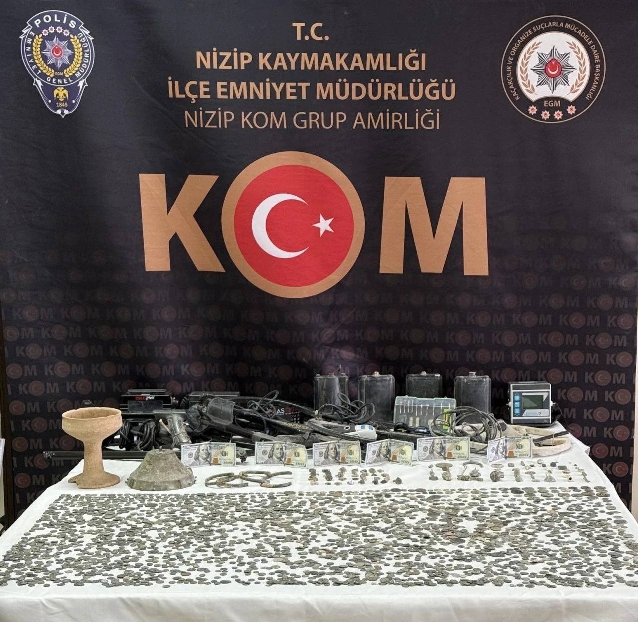 Tarihi Eser Operasyonu: 3 Bin 127 Sikke Ele Geçirildi