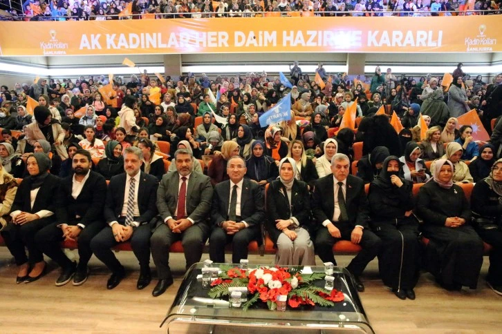 TBMM Başkanvekili Bozdağ, Şanlıurfa'da 8 Mart Dünya Kadınlar Günü'nü Kutladı