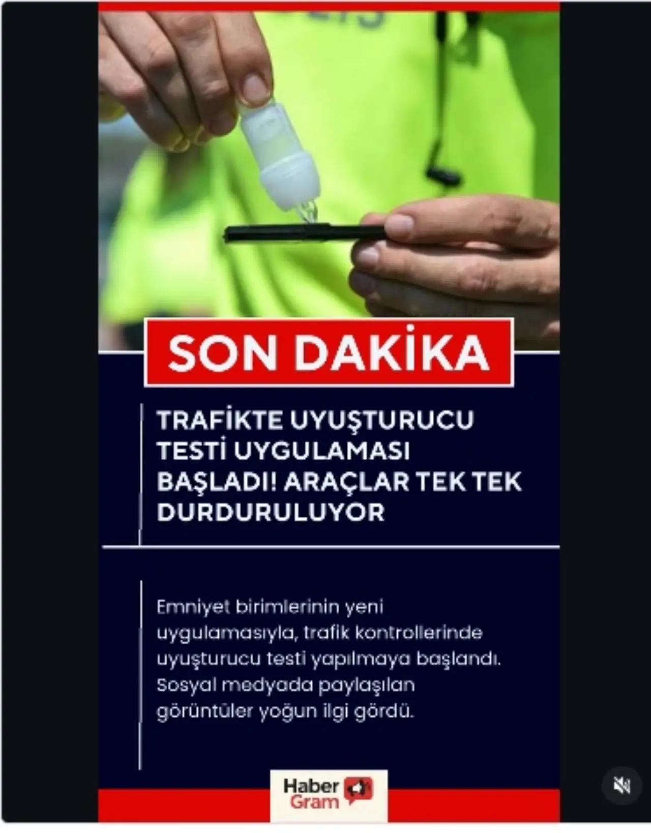 Trafikte Uyuşturucu Testi Dönemi Başladı