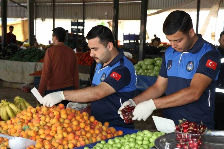 Zabıta, Haliliye'deki Pazar Yerlerinde Denetim Gerçekleştirdi