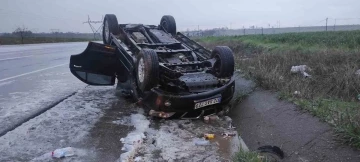 Adıyaman'da Dolu Yağışı Trafik Kazasına Yol Açtı