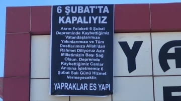 Adıyaman'da Fabrikalar 6 Şubat Depreminin Anısına Bir Gün Süreyle Kapalı Kalacak