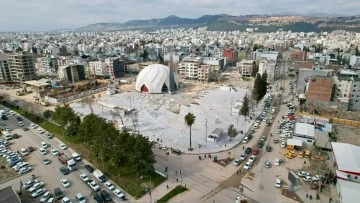 Adıyaman'da Kent Meydanı Projesi Tamamlanma Aşamasında